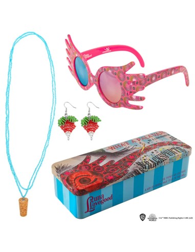 Set de espectrogafas y joyas cinereplicas harry potter luna lovegood