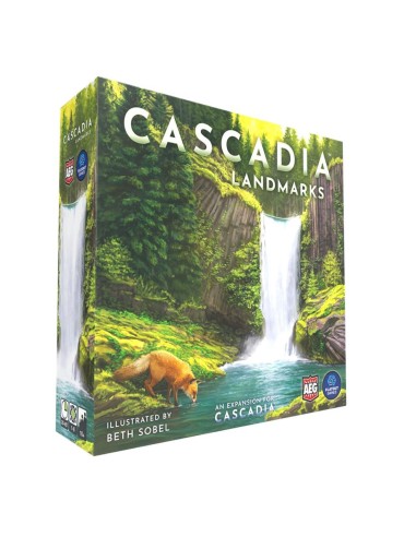 Juego de mesa cascadia landmarks ingles