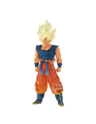 Figura banpresto dragon ball z clearise super saiyan son goku 17cm