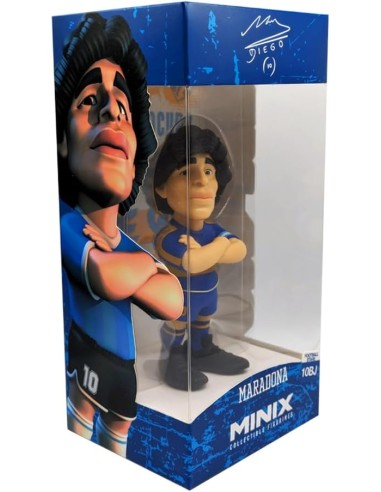 Figura minix maradona amarillo azul 12 cm