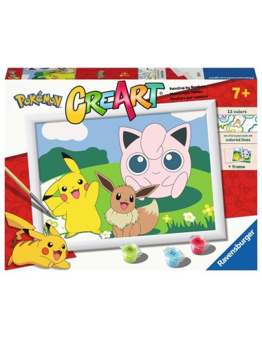 Kit para pintar con números ravensburger creart serie d pokemon: clasicos