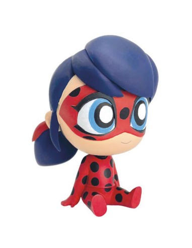 Figura hucha plastoy lady bug miracolous lady bug chibi