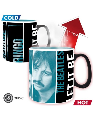 Taza termica gb eye musica the beatles