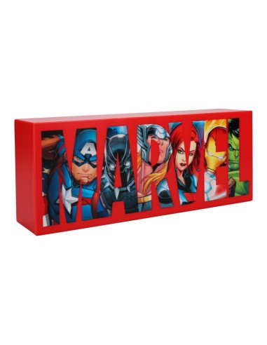 Lámpara paladone marvel avengers logo 30 cm