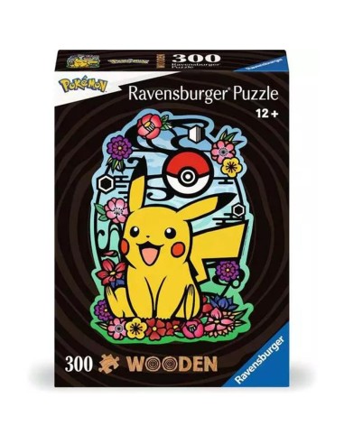 Puzzle de madera ravensburger pokemon pikachu 300 piezas