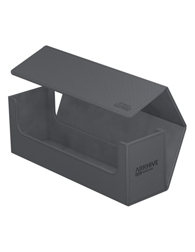 Caja de almacenamiento cartas ultimate guard arkhive 400+ xenoskin monocolor gris