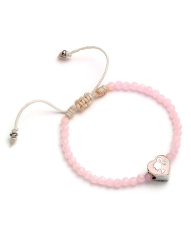 Pulsera the carat shop barbie perlas rosas