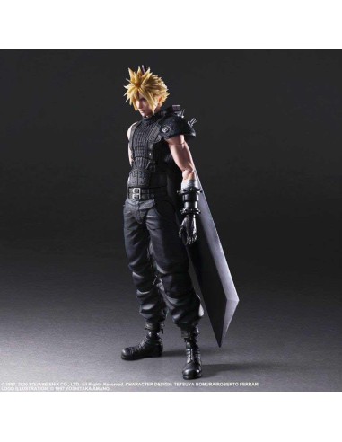 Figura square enix final fantasy cloud strife ver. 2 vii remake play arts kai