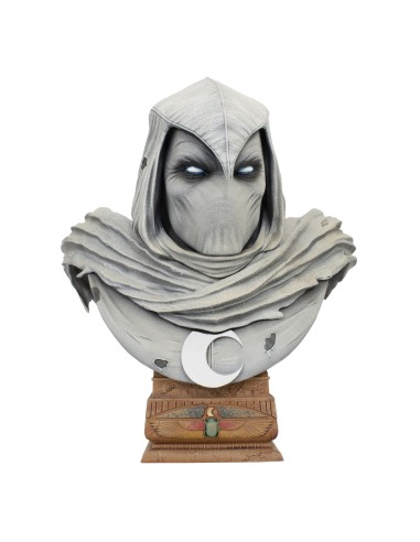 Busto figura diamond collection marvel comics legends en 3d moon knight 1 - 2 escala