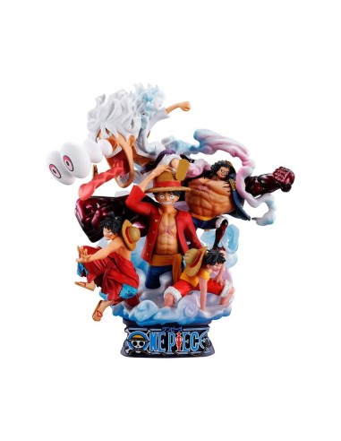 Figura megahouse one piece petitrama dx logbox re birth vol 2 luffy special