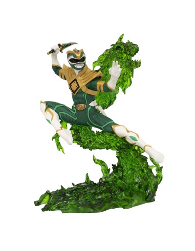 Figura diamond collection gallery power rangers green ranger mighty morphin diorama