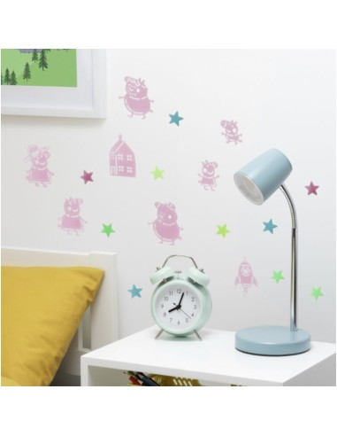 Vinilo decorativo paladone peppa pig brilla en la oscuridad