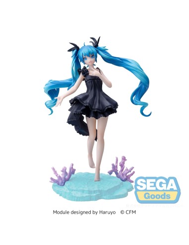 Figura sega goods luminasta hatsune miku project mega 39´s deep sea girl version