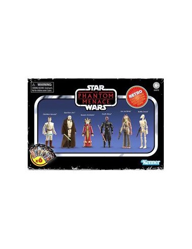 Figuras hasbro star wars phantom menace retro collection