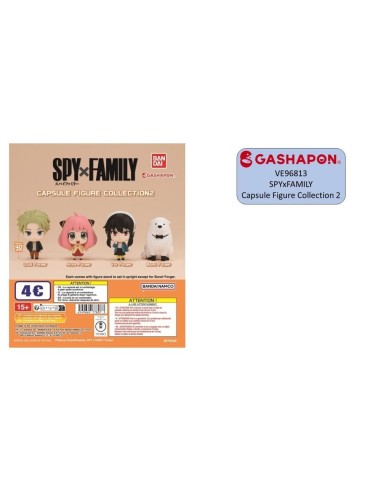 Set gashapon figuras bandai lote 30 articulos spy x family capsule figure