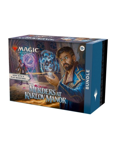 Caja de cartas magic the gathering bundle murders at karlov manor inglés