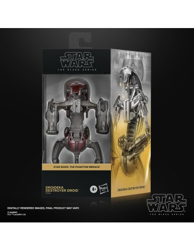 Figura hasbro star wars the black series droideka destroyer droid