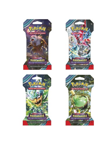 Pokemon tcg sleeve booster display mascarada crepuscular sv06 2024 español