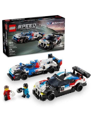 Lego coche de carreras bmw m4 gt3 y bmw m hybrid v8