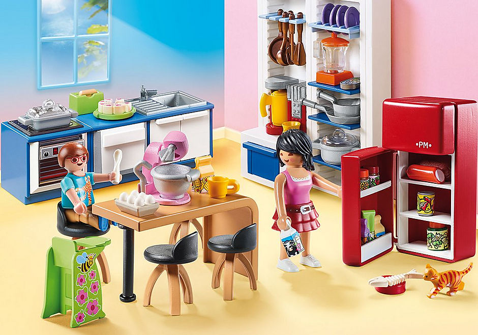 Playmobil casa muñecas cocina