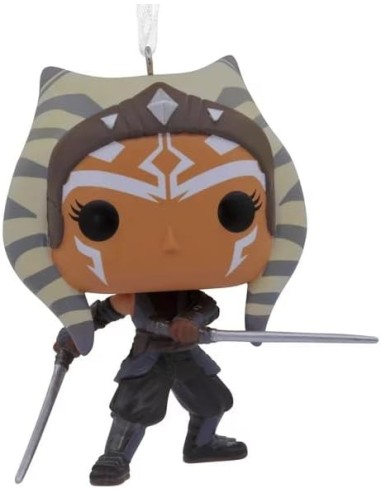 Adorno de navidad funko star wars ahsoka figura de resina