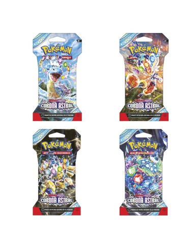 Juego de cartas pokemon tcg sv07 sleeved booster 24 unidades español