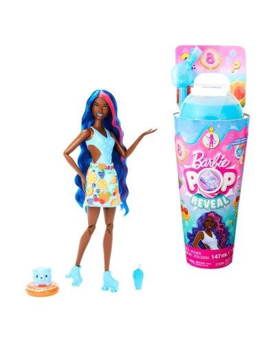 Muñeca barbie pop reveal mattel aroma de frutas ponche de frutas