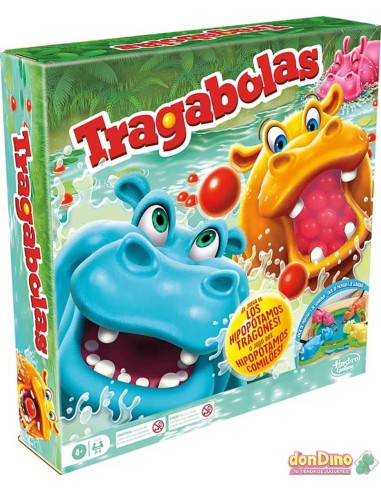 Juego de mesa hasbro tragabolas los tipopótamos tragones