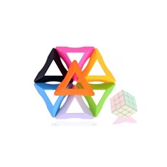 Soporte triangular cubo rubik moyu