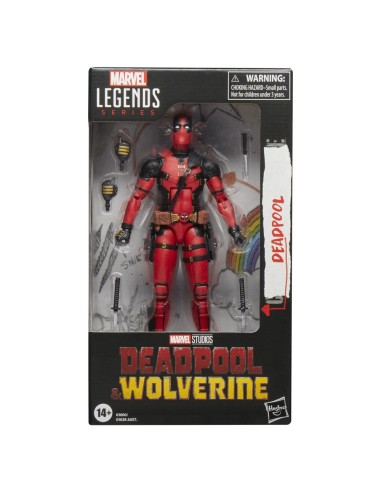 Figura hasbro marvel legends series deadpool & walverine -  deadpoool