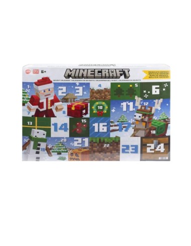 Calendario de adviento mattel minecraft