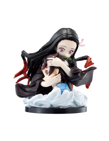 Figura ichbansho demon slayer kimetsu no yaiba tanjiro & nezuko kamado artscale memoria (locus)