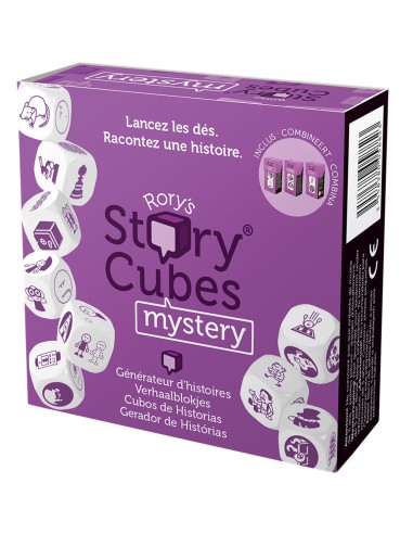 Juego de mesa asmodee story cubes mystery pegi 8