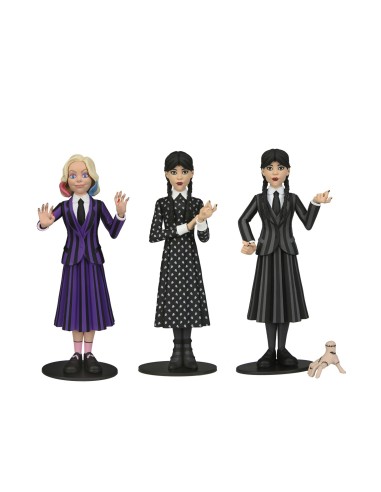 Surtido figuras neca wednesday addams toony terrors