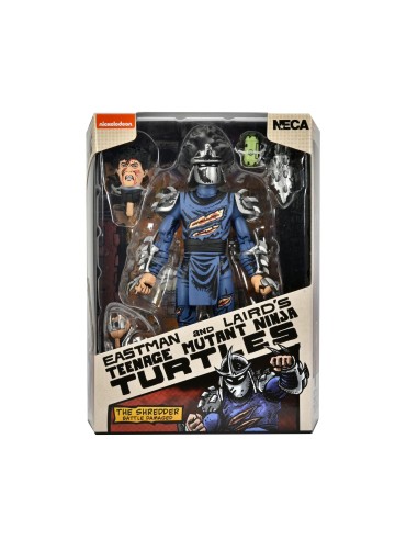 Figura neca tortugas ninja (mirage comics) battle damaged shredder