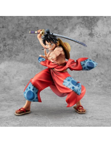 Figura megahouse one piece p.o.p statue warriors alliance luffy taro