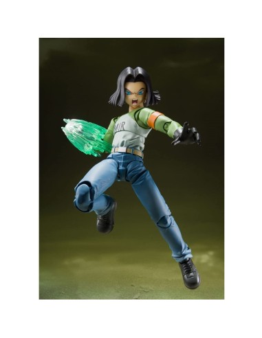 Figura tamashii nations dragon ball super androide 17 sh figuarts action figure