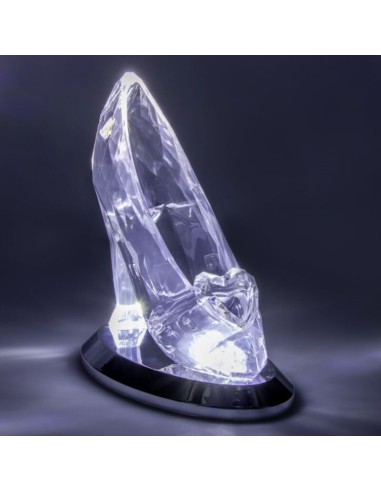 Lámpara 3d paladone cenicienta zapato de cristal