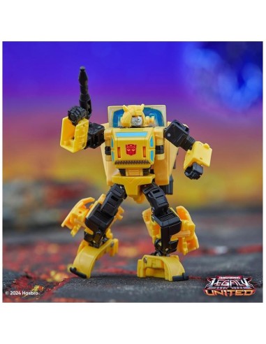 Figura hasbro transformers legacy united deluxe origin bumblebee