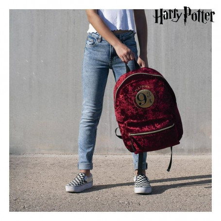 Mochila casual terciopelo cerdá harry potter