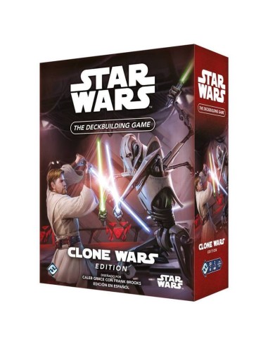 Juego de mesa star wars: the deckbuilding game clone wars