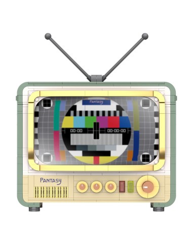 Maqueta retro tv set construccion joyside series 26 cm