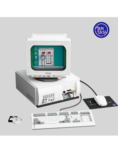 Maqueta retro computer set construccion joyside series 24 cm