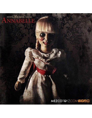 Figura mezco toyz cine annabelle prop replica the conjuring re - ruin 45cm