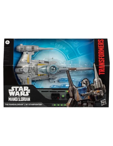 Figura hasbro transformers star wars the mandalorian