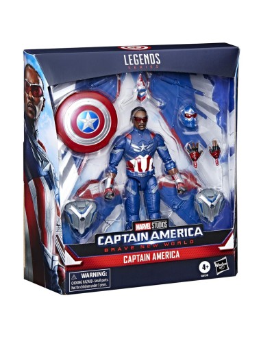 Figura hasbro legends series captain america brave new world