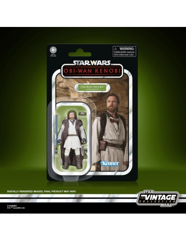 Figura hasbro star wars the vintage collection obi - wan kenobi (jedi legend)