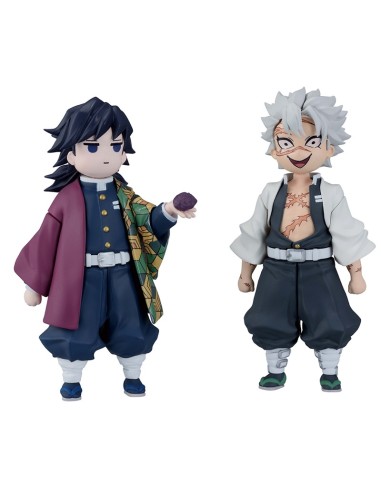 Figura ichibansho demon slayer kimetsu no yaiba giyu tomioka y sanemi shinazugawa