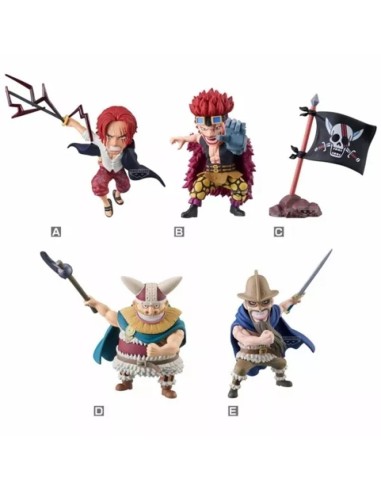 Figura banpresto one piece world collectable figure red hair pirates 02