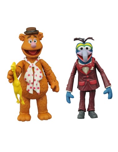 Set de 2 figuras diamond select toys the muppets los teleñecos gonzo and fozzie